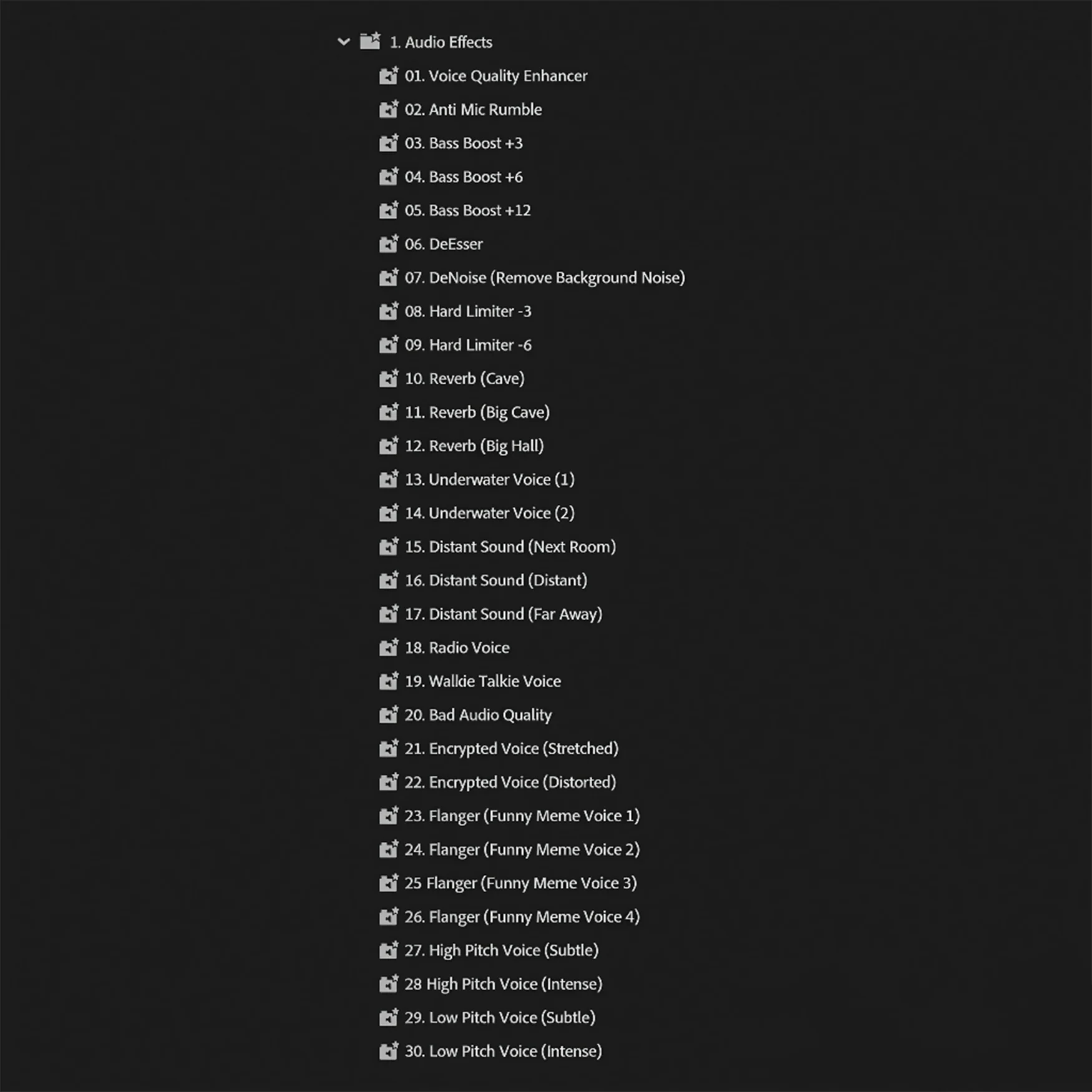Ultimate Premiere Pro Preset Pack - Image 4